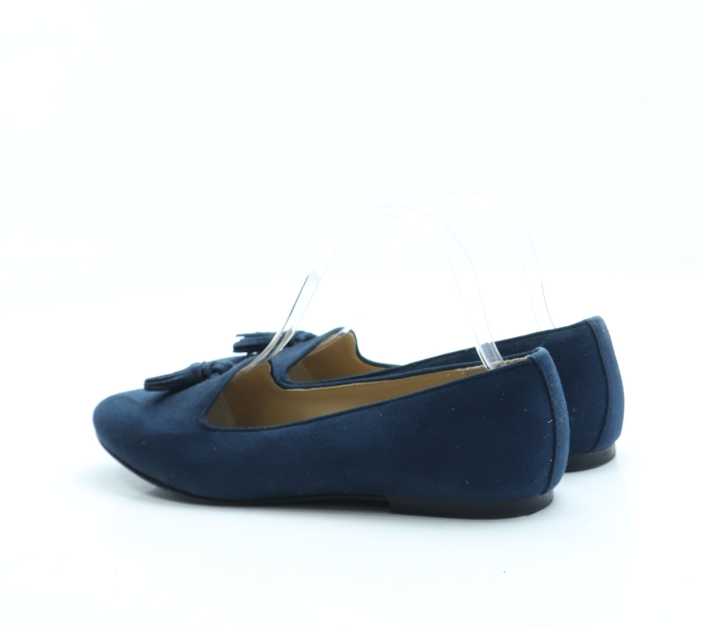 Graceland Womens Blue Suede Flat UK 5 38