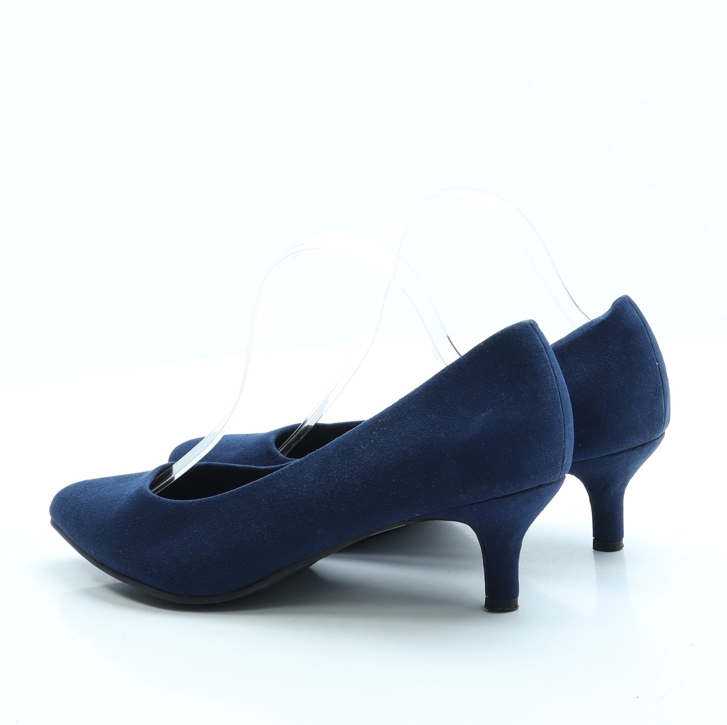 J D Williams Womens Blue Suede Court Heel UK 8 41
