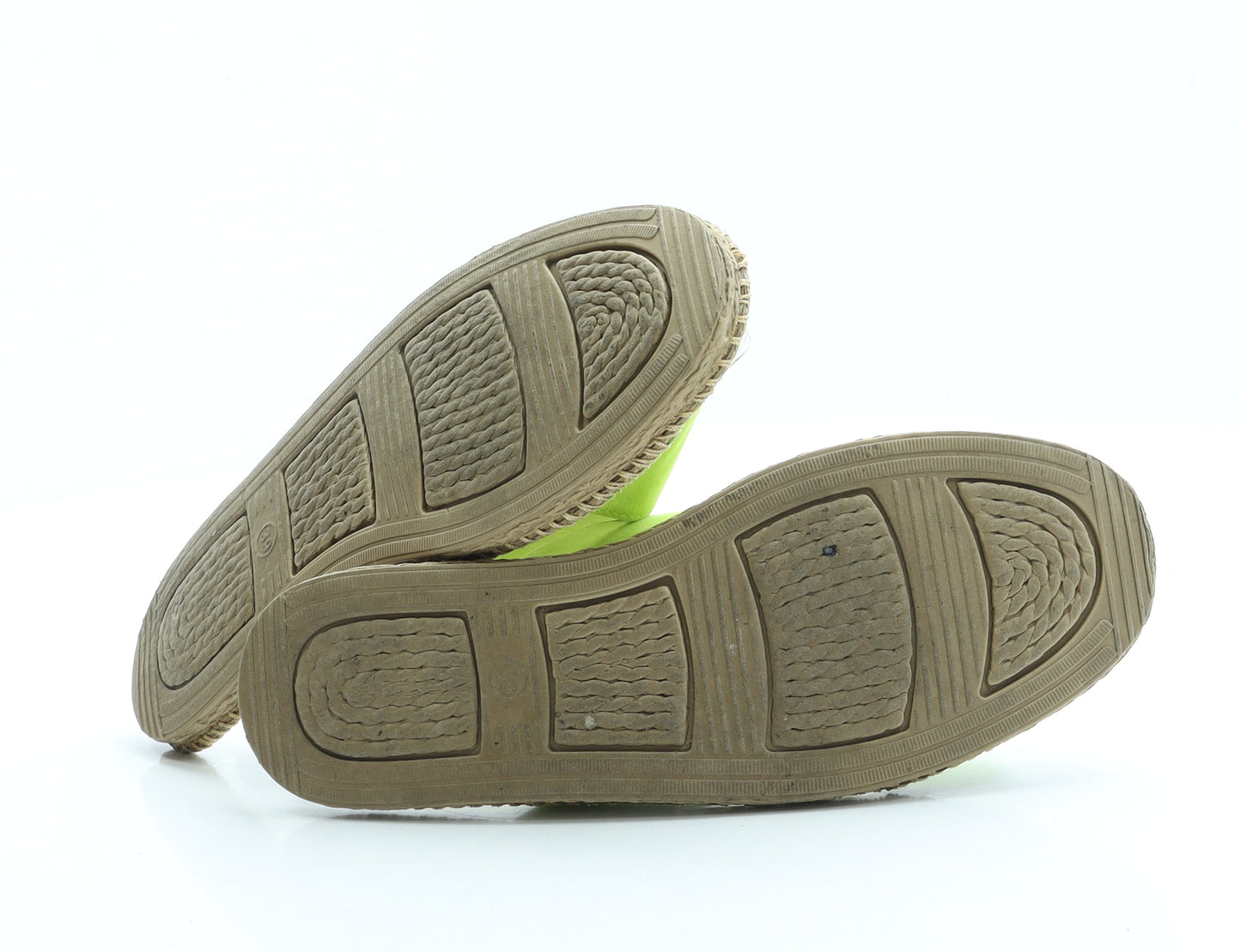 TU Womens Green Polyester Slip On Sandal UK 6 39