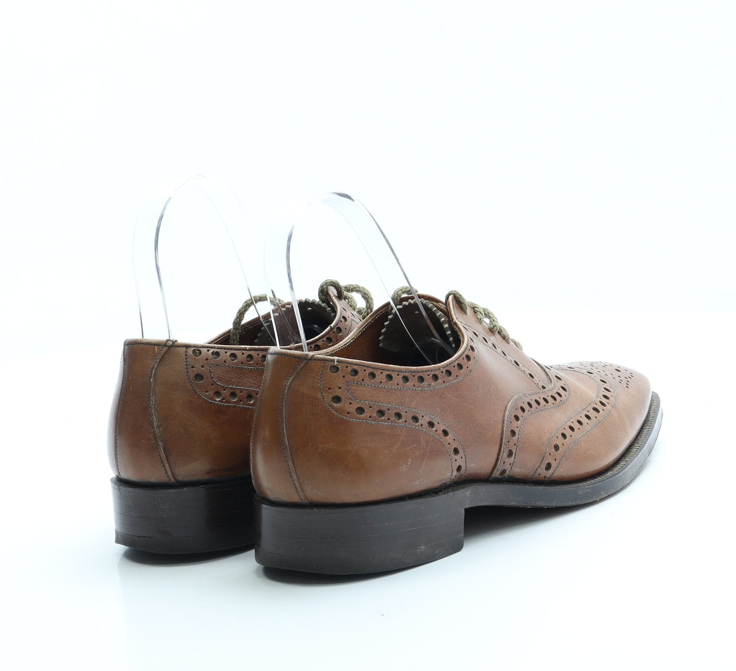 Grenson Mens Brown Leather Brogue Dress UK 5.5