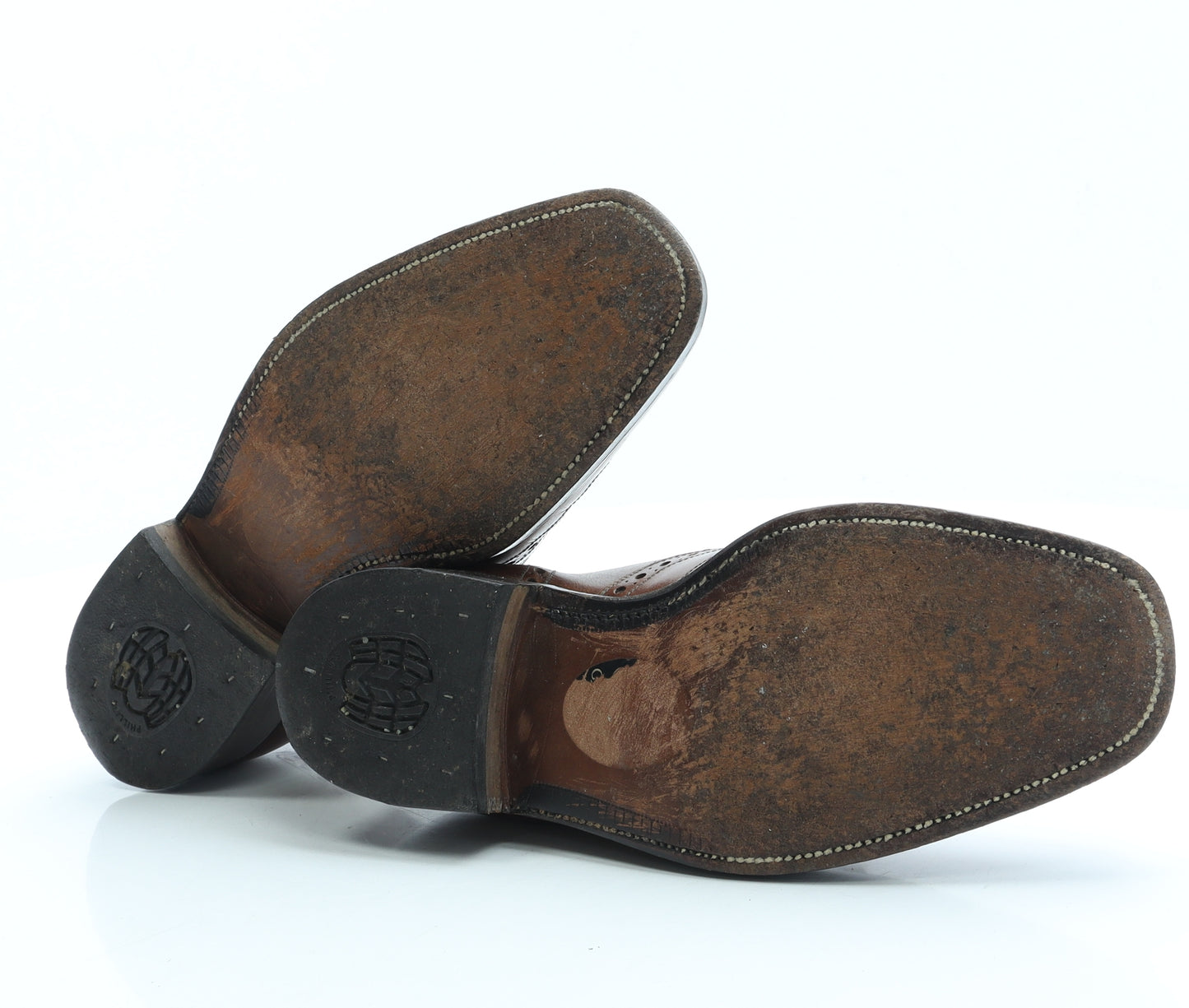 Grenson Mens Brown Leather Brogue Dress UK 5.5
