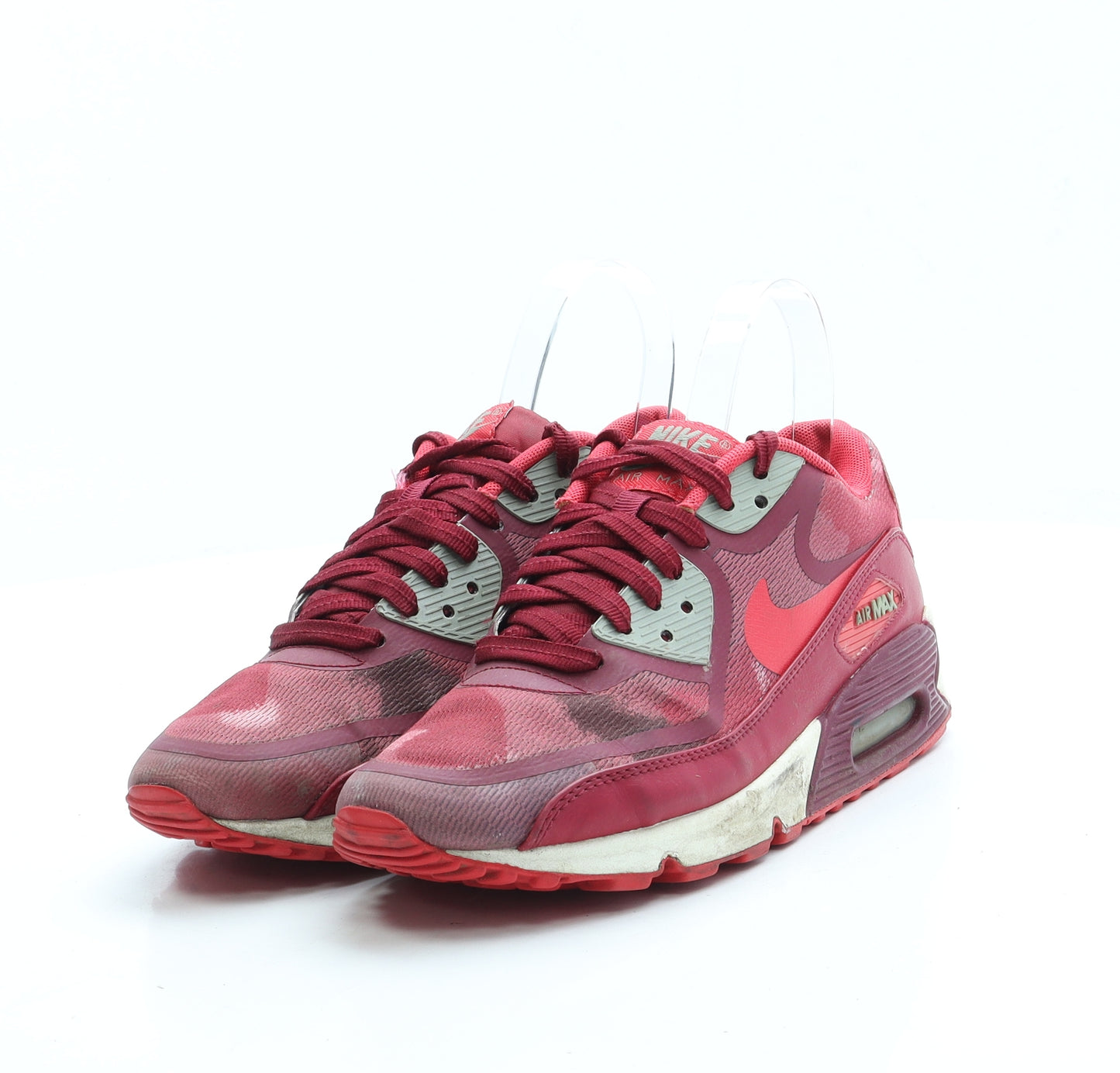 Nike Womens Pink Camouflage Polyester Trainer UK 5 38.5 - Air Max