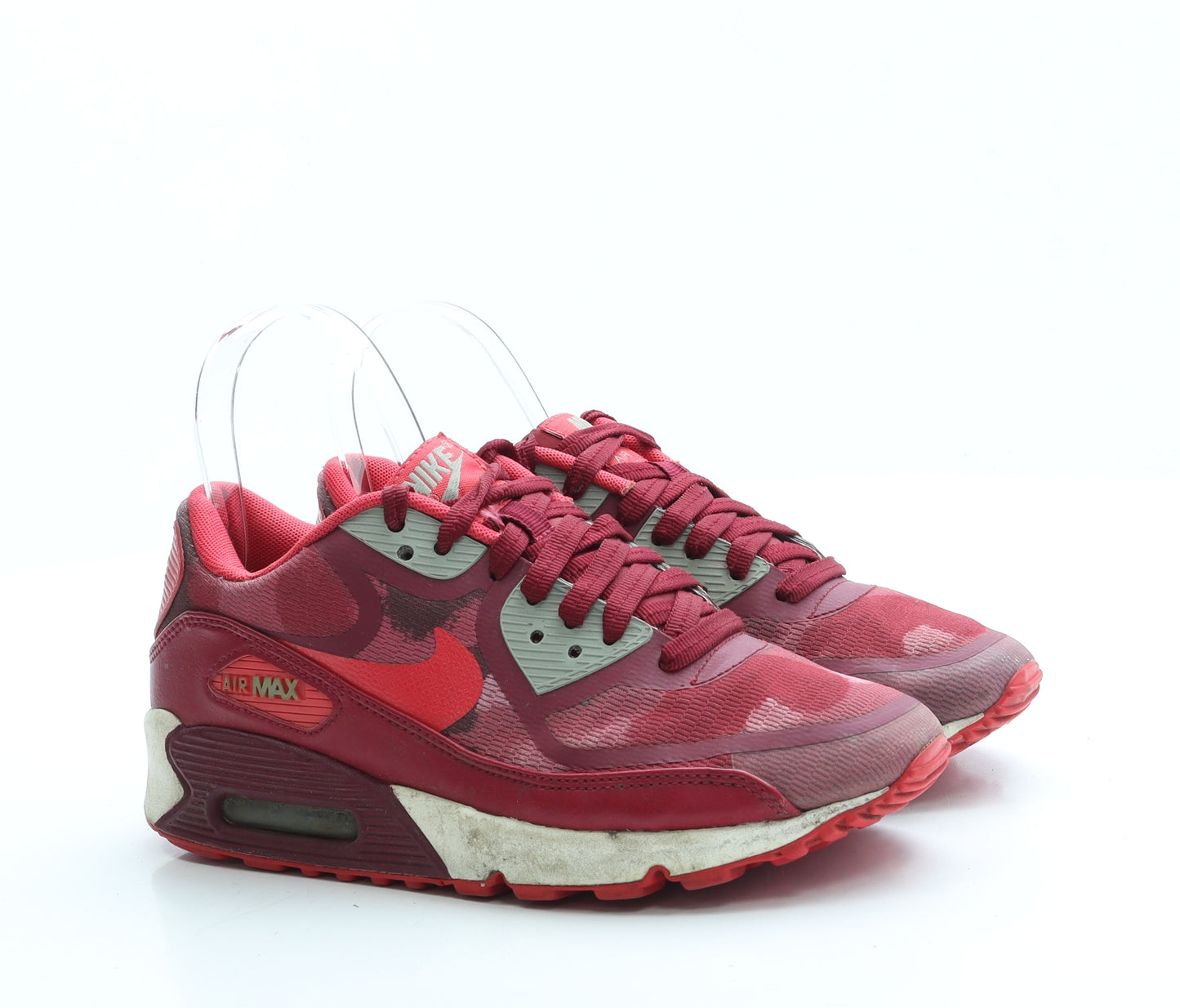 Nike Womens Pink Camouflage Polyester Trainer UK 5 38.5 - Air Max