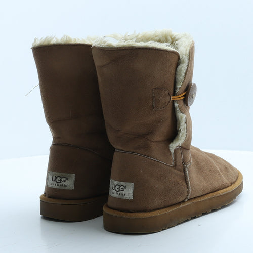 UGG Womens Beige Suede Shearling Style Boot UK 7 40