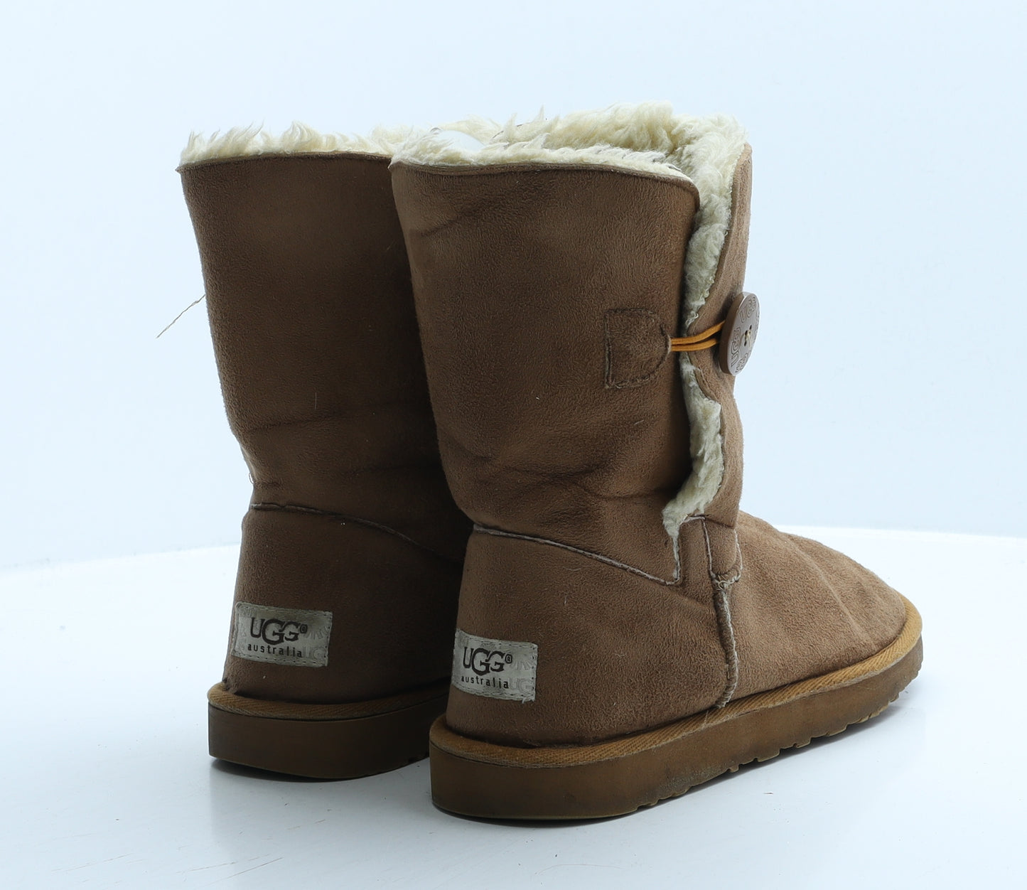 UGG Womens Beige Suede Shearling Style Boot UK 7 40