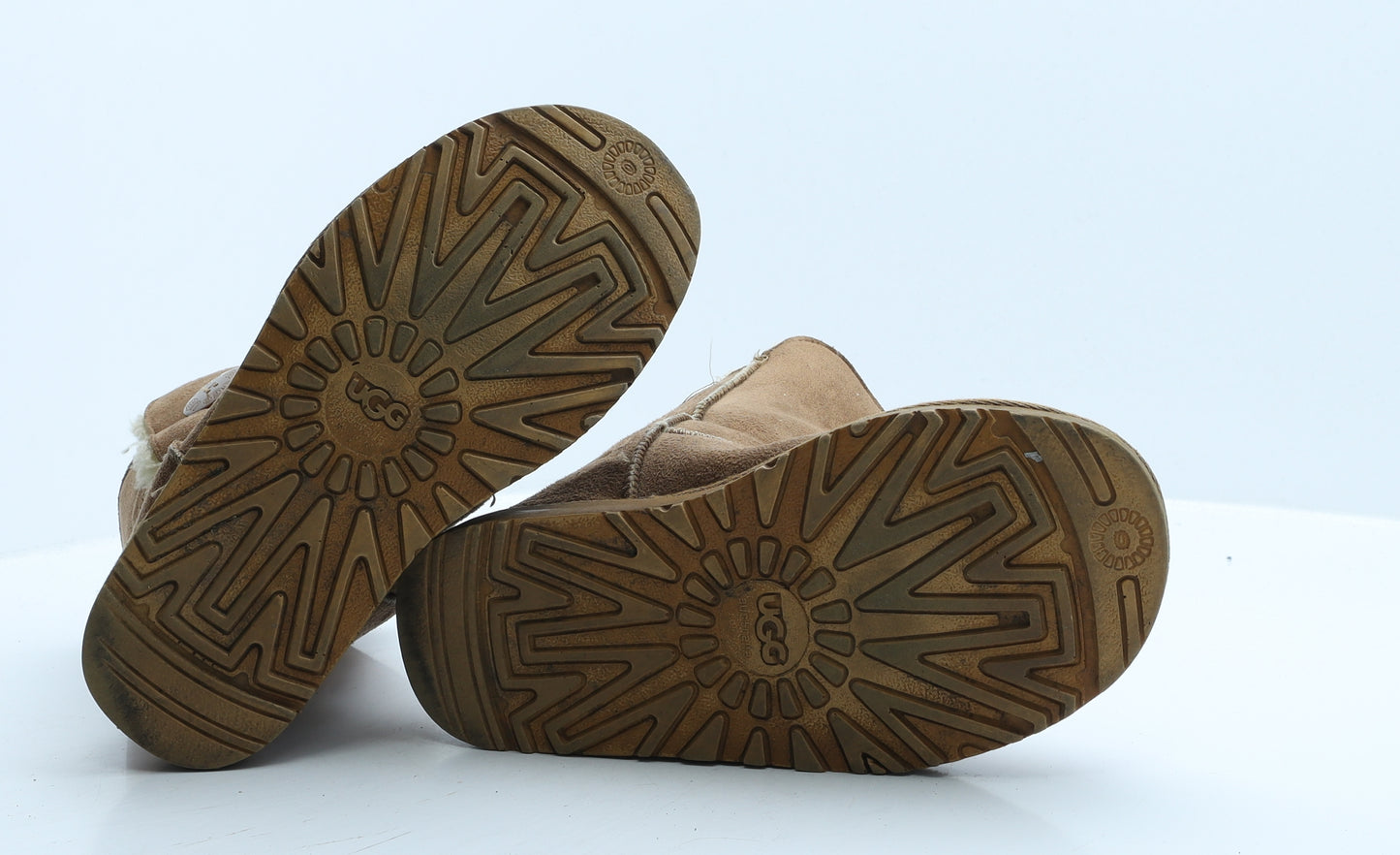 UGG Womens Beige Suede Shearling Style Boot UK 7 40