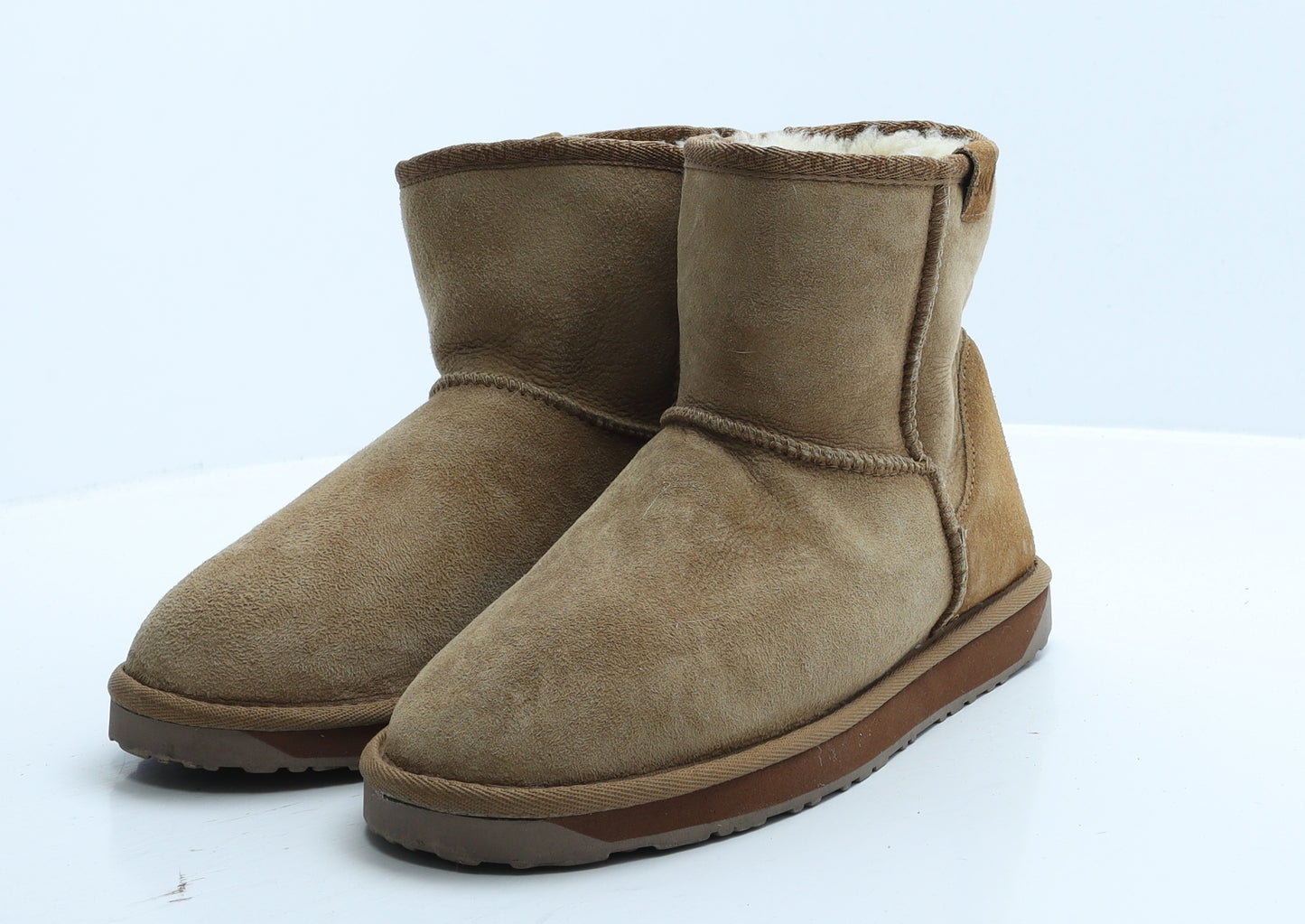 EMU Australia Womens Brown Polyester Shearling Style Boot UK 10