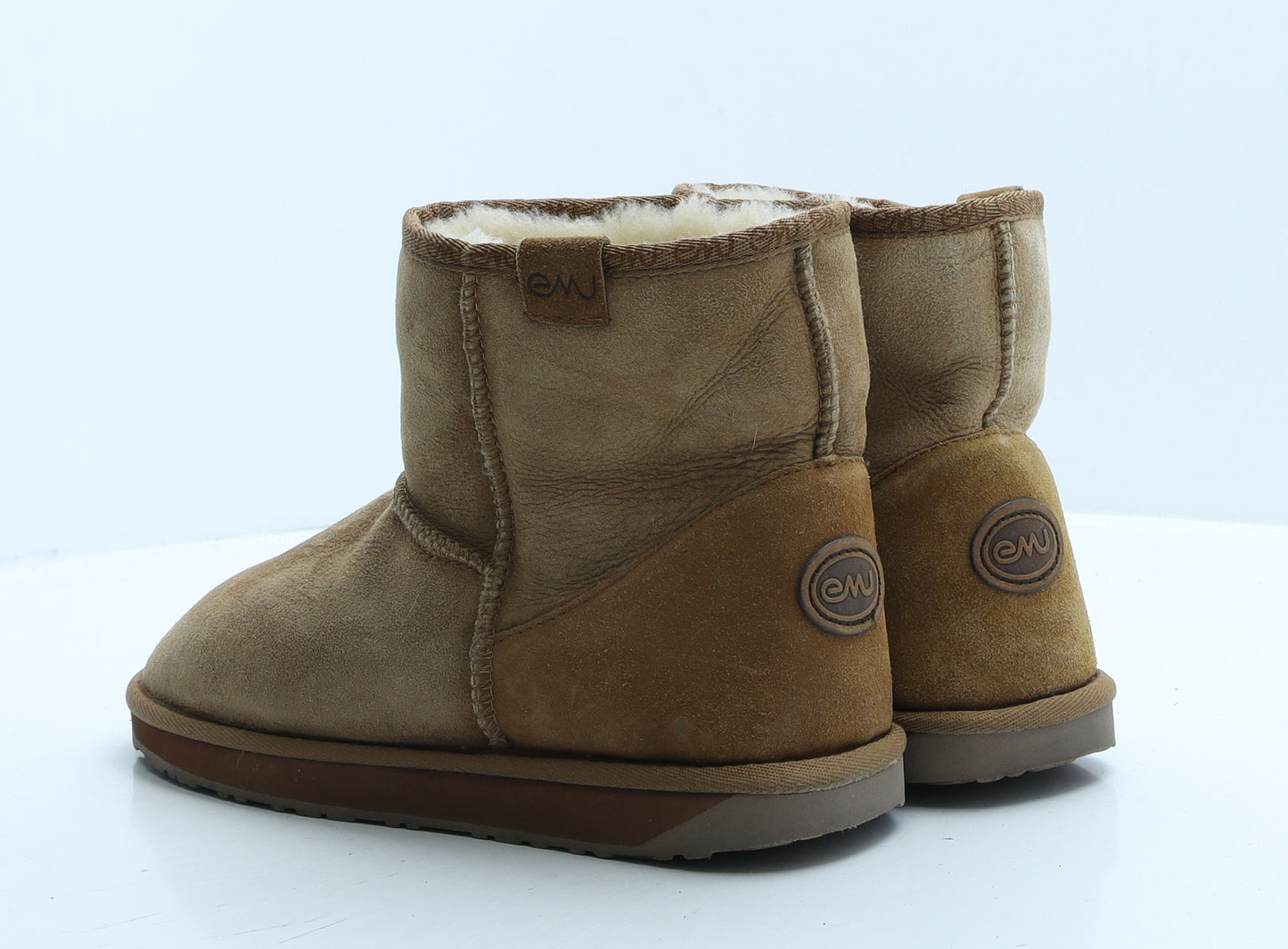 EMU Australia Womens Brown Polyester Shearling Style Boot UK 10