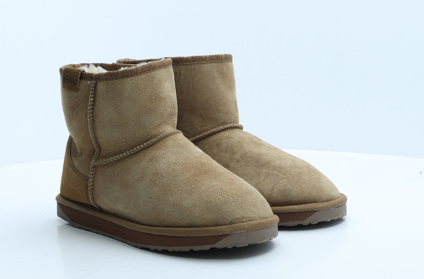 EMU Australia Womens Brown Polyester Shearling Style Boot UK 10