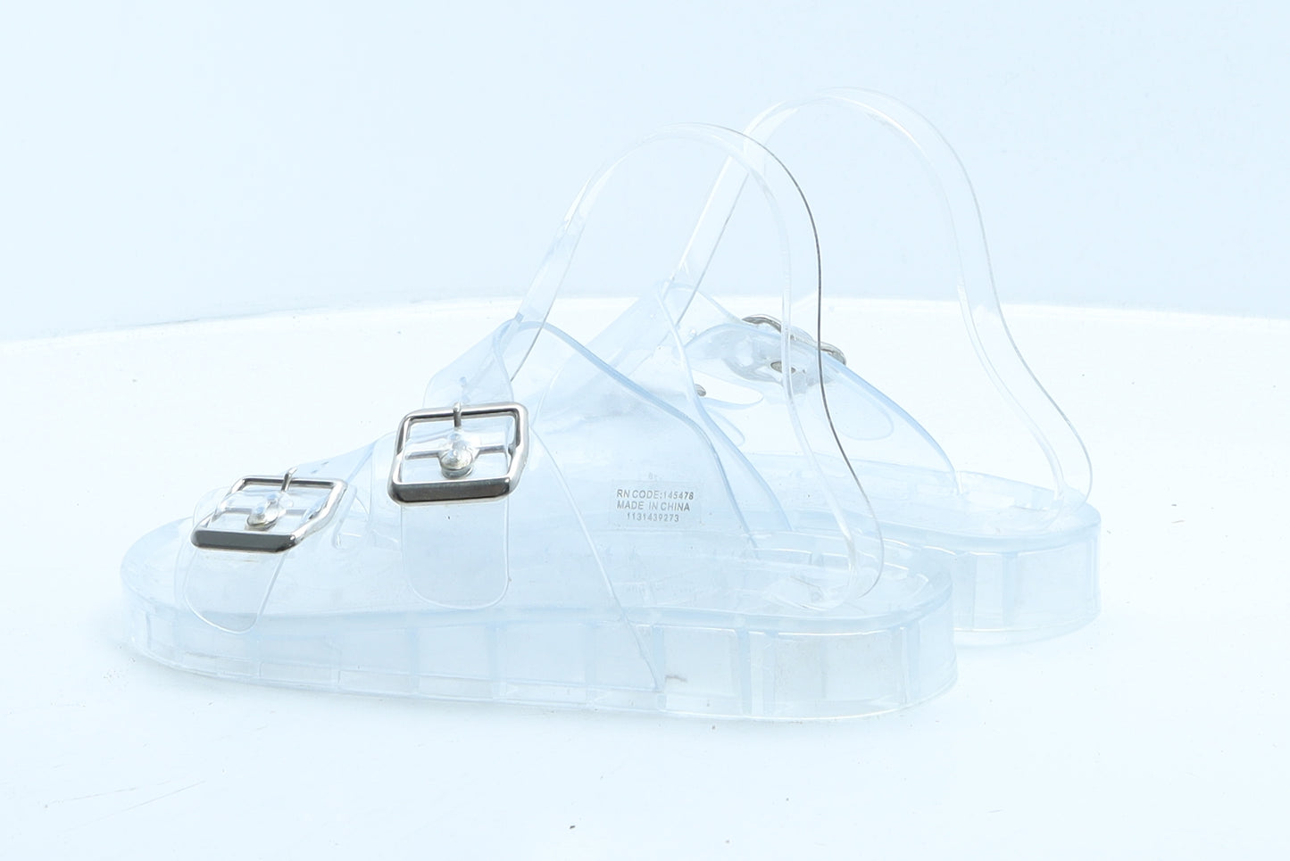 Primark Womens Clear Rubber Slider Slipper UK 37