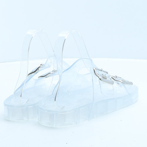 Primark Womens Clear Rubber Slider Slipper UK 37