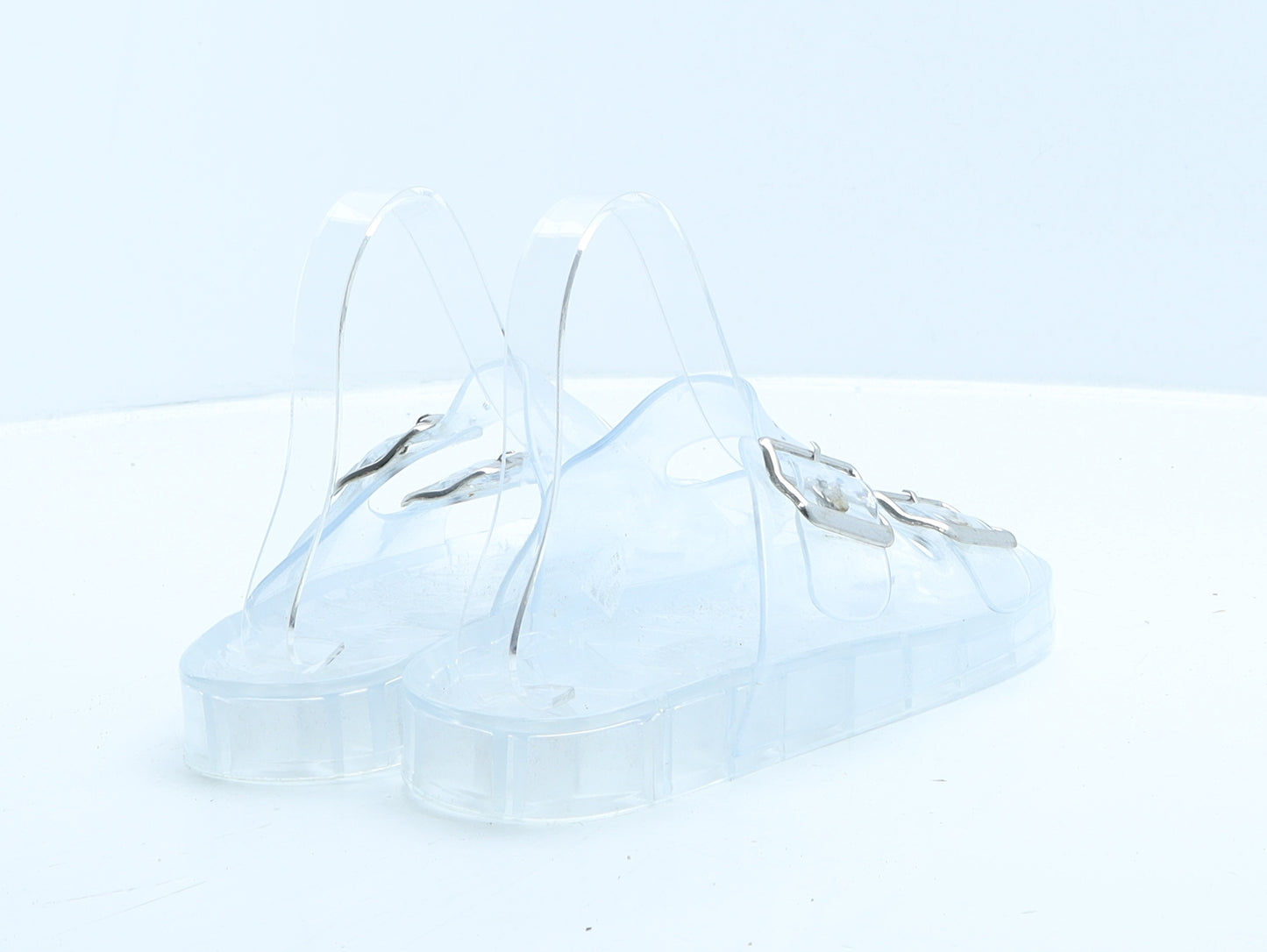 Primark Womens Clear Rubber Slider Slipper UK 37