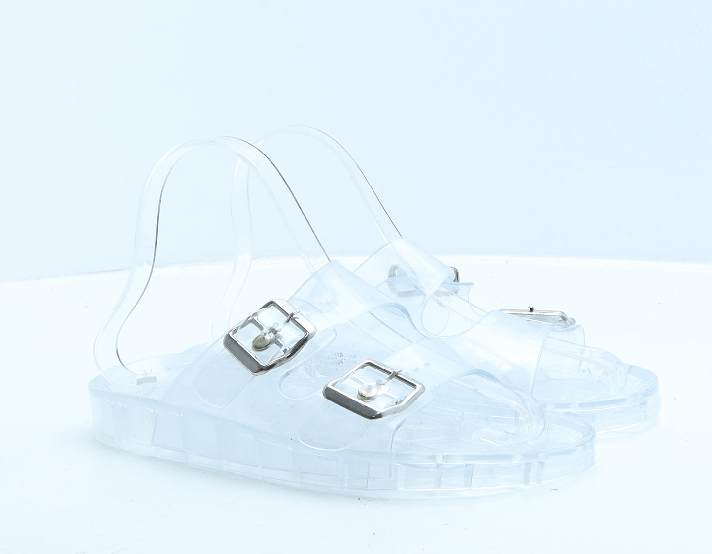 Primark Womens Clear Rubber Slider Slipper UK 37