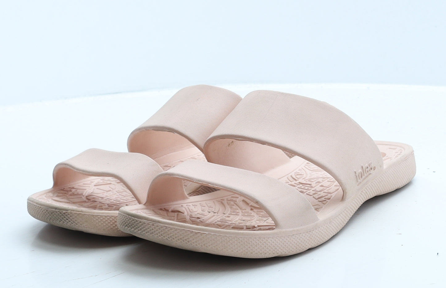Totes Womens Pink Rubber Slider Slipper UK 40