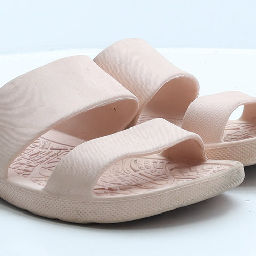 Totes Womens Pink Rubber Slider Slipper UK 40