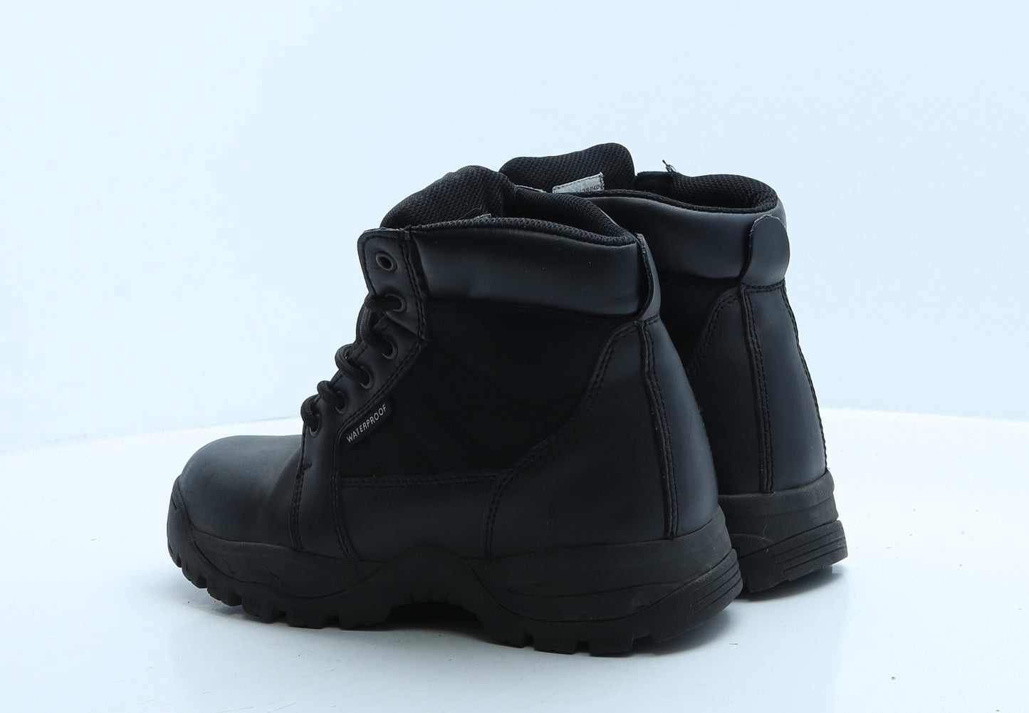 Hiking Womens Black Leather Snow Boot Boot UK 6