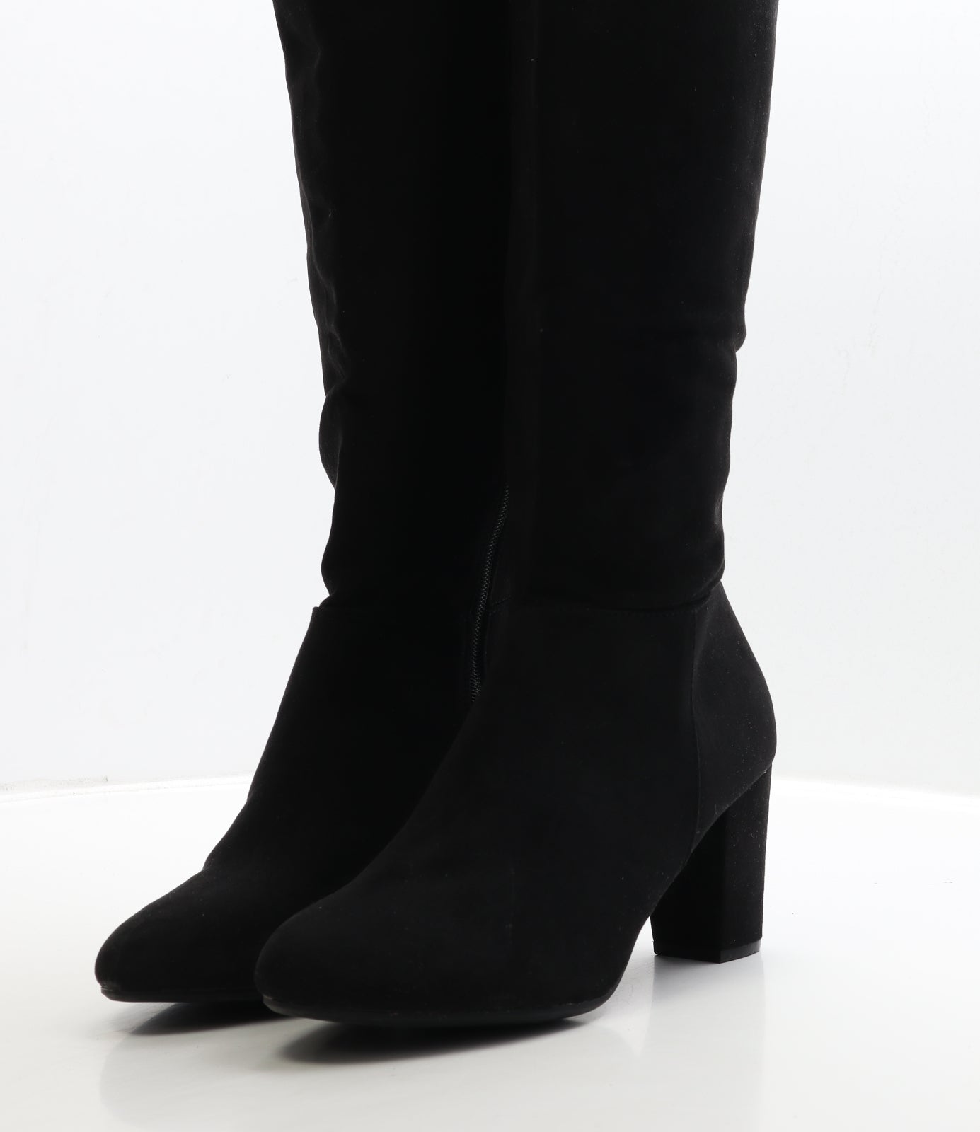 Sole Sensation Womens Black Suede Bootie Boot UK 8 42