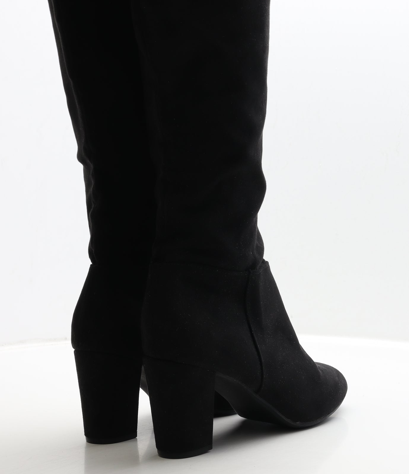 Sole Sensation Womens Black Suede Bootie Boot UK 8 42
