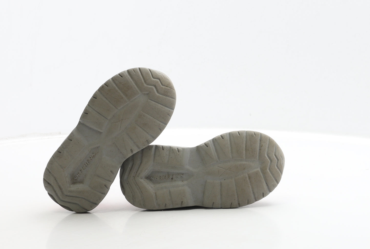 Skechers Boys Grey Polyester Trainer UK 6 24