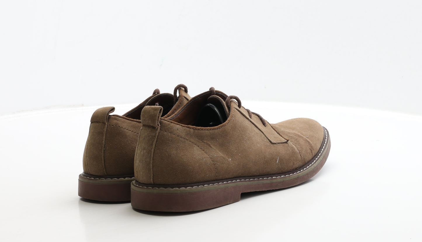Cedar Wood State Mens Brown Suede Oxford Casual UK 6 38