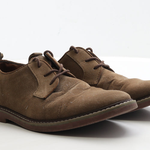 Cedar Wood State Mens Brown Suede Oxford Casual UK 6 38