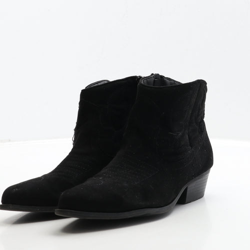 Primark Womens Black Suede Chelsea Boot UK 4 37