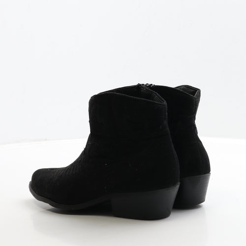 Primark Womens Black Suede Chelsea Boot UK 4 37
