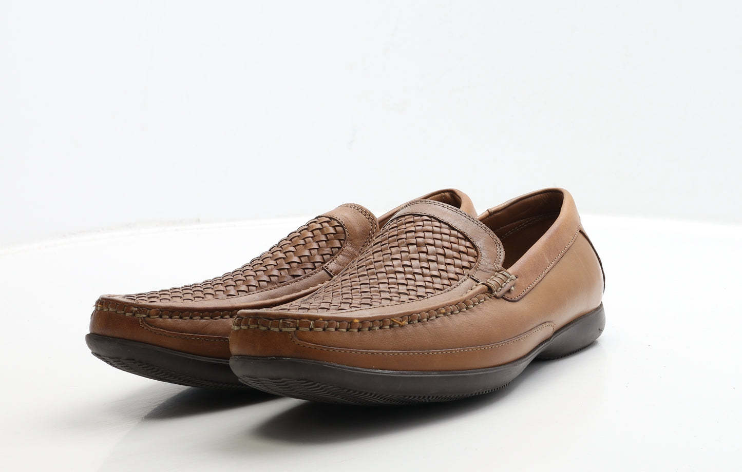 Clarks Mens Brown Leather Loafer Casual UK 8.5