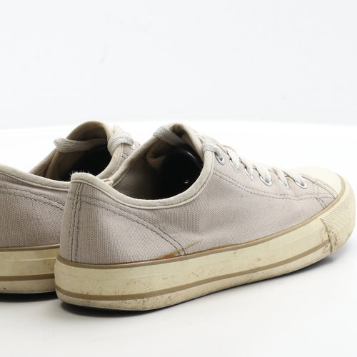 Primark Womens Beige Fabric Trainer UK 4 37