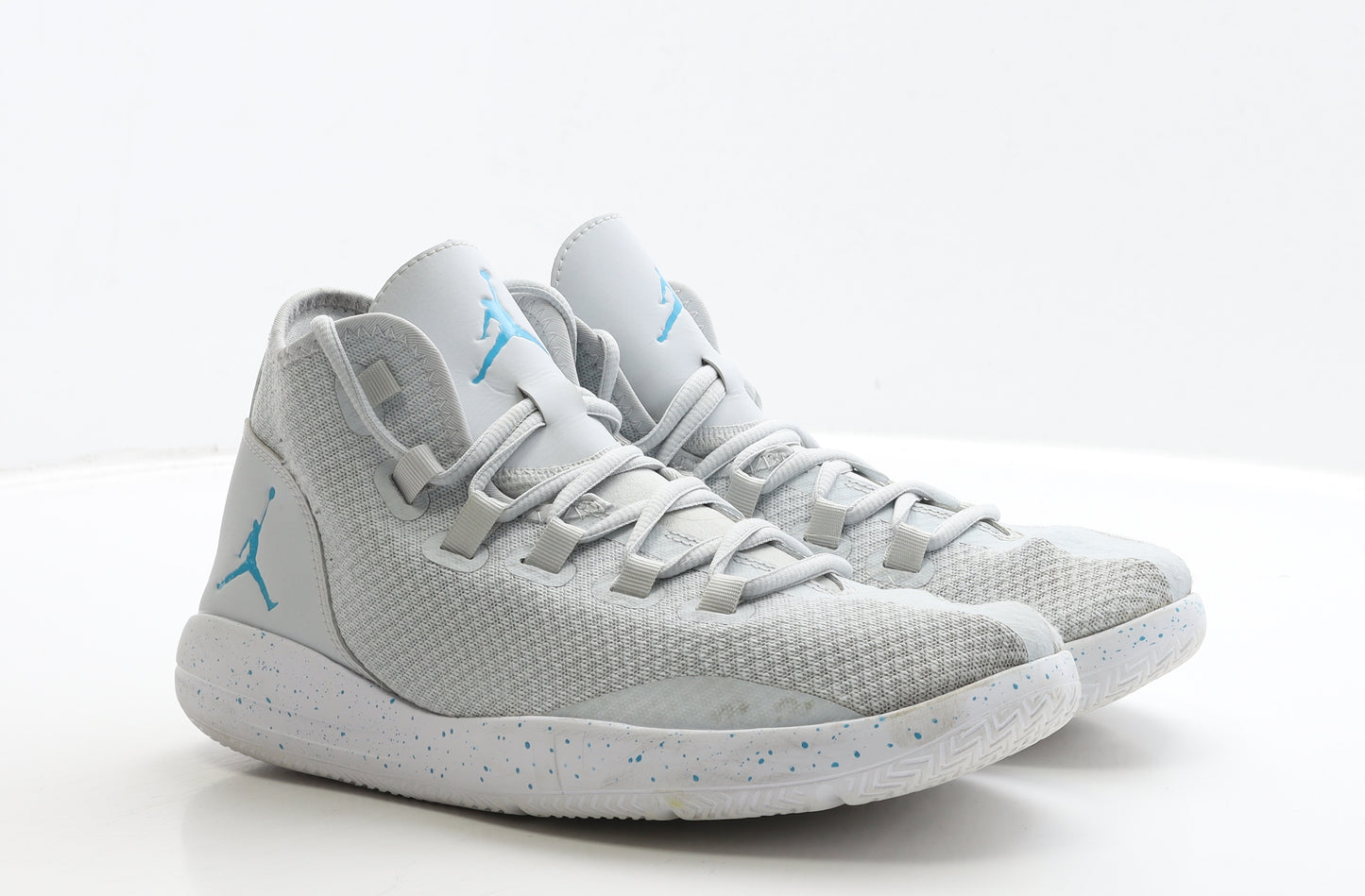 Nike Mens Grey Polyester Trainer UK 8 42.5 - Jordan