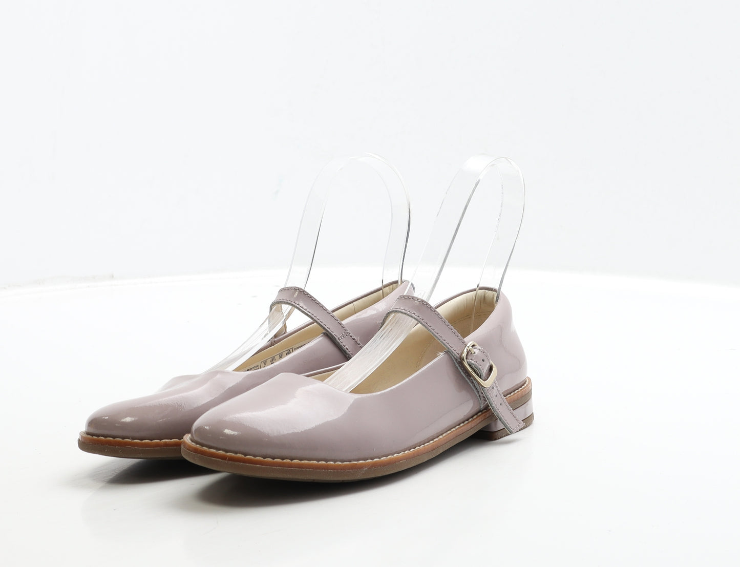 Clarks Girls Purple Patent Leather Mary Jane Casual UK 13