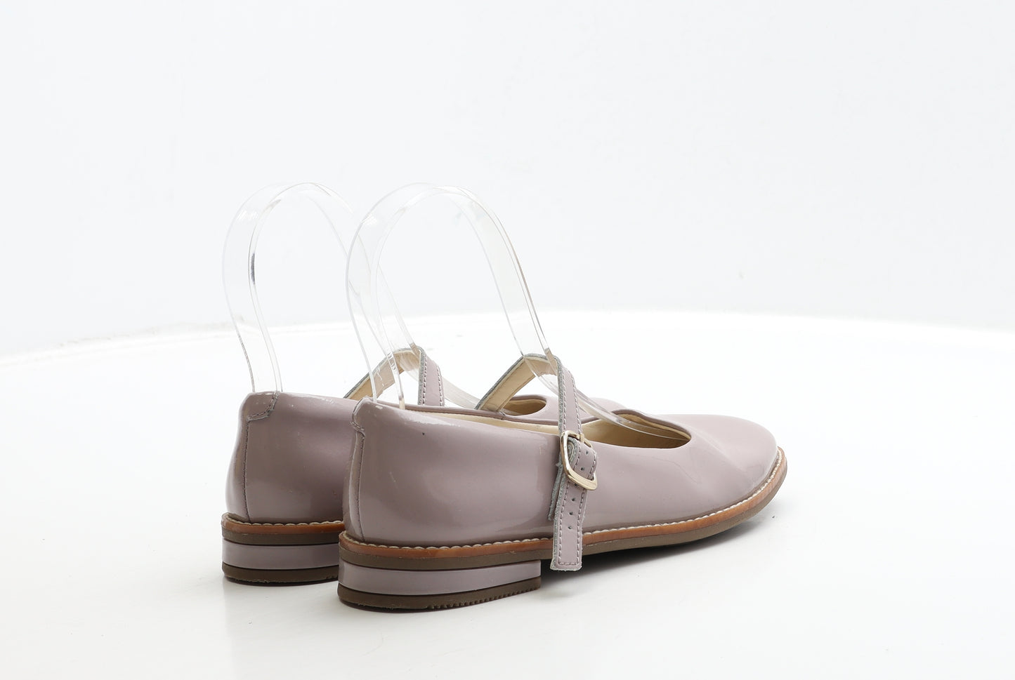 Clarks Girls Purple Patent Leather Mary Jane Casual UK 13