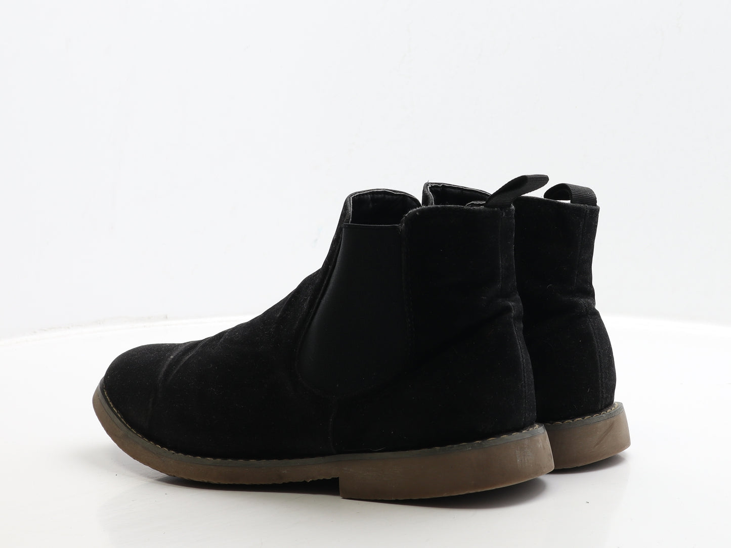 Topman Mens Black Suede Chelsea Boot UK 10 44