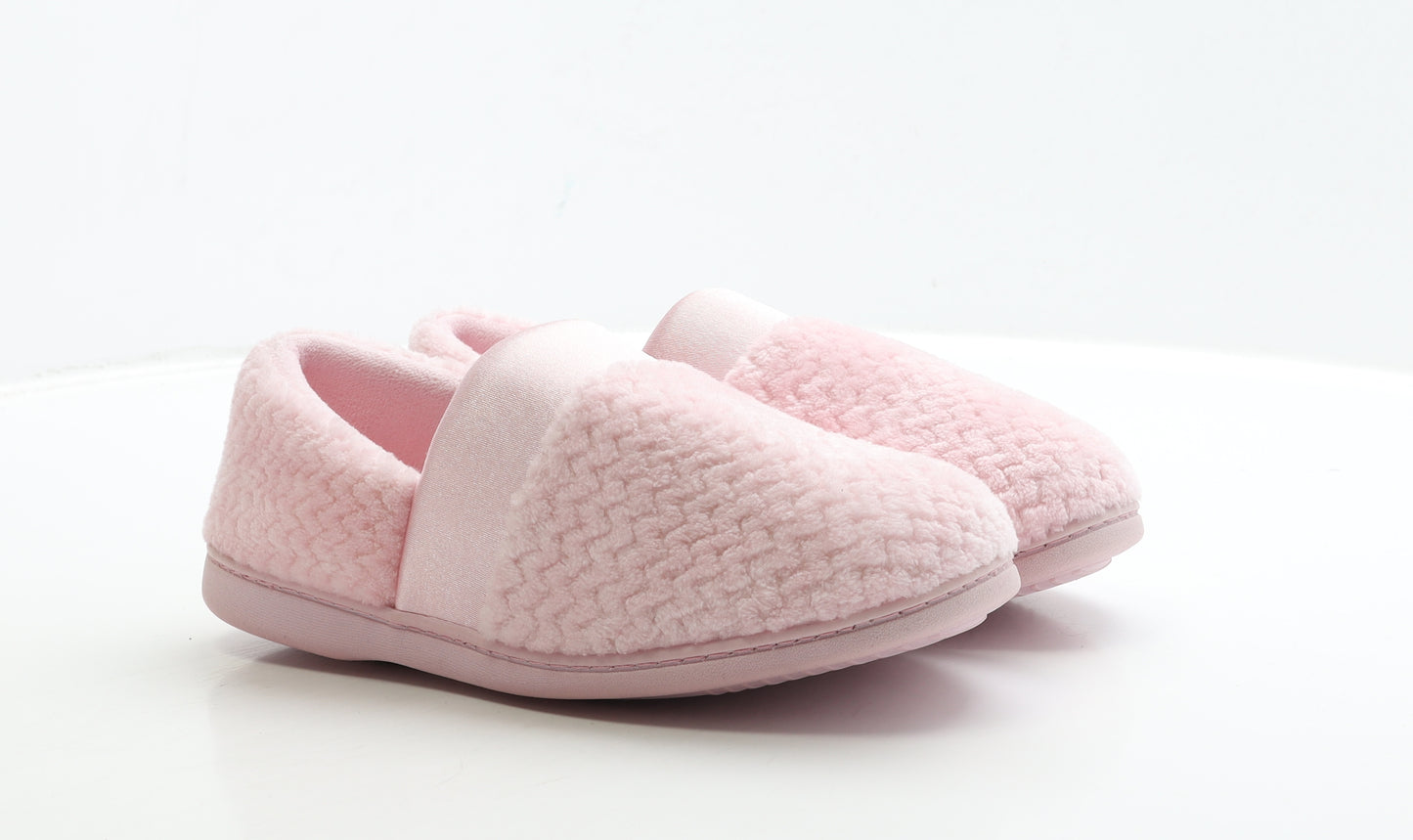 Sleep Lounge Womens Pink Polyester Loafer Slipper UK 39