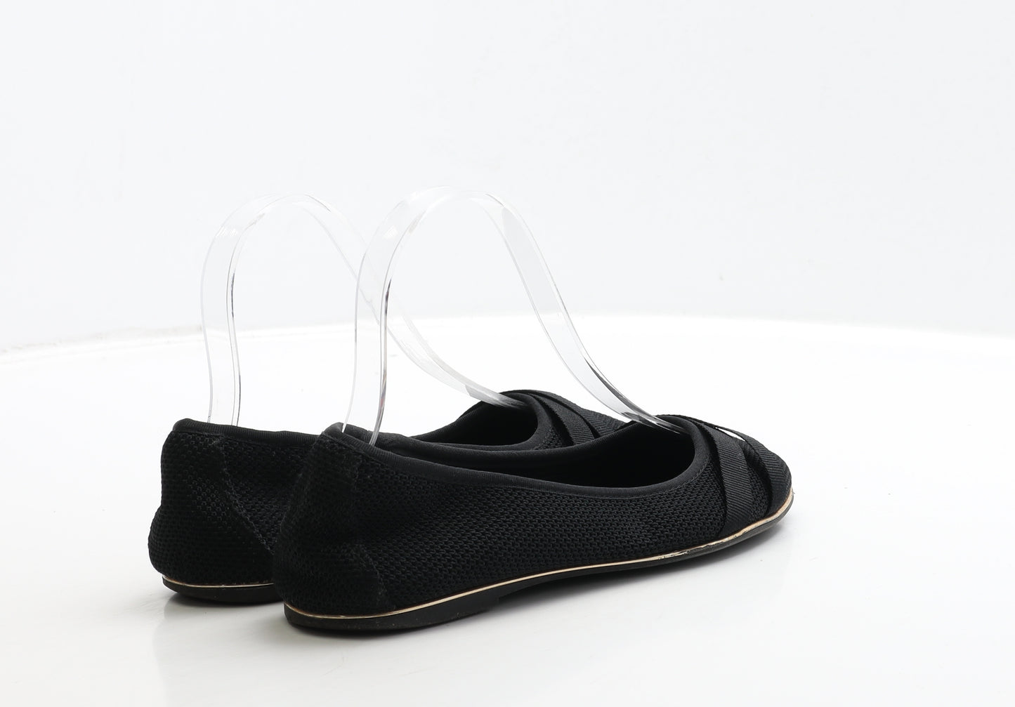 Graceland Womens Black Polyester Ballet Flat UK 3 35