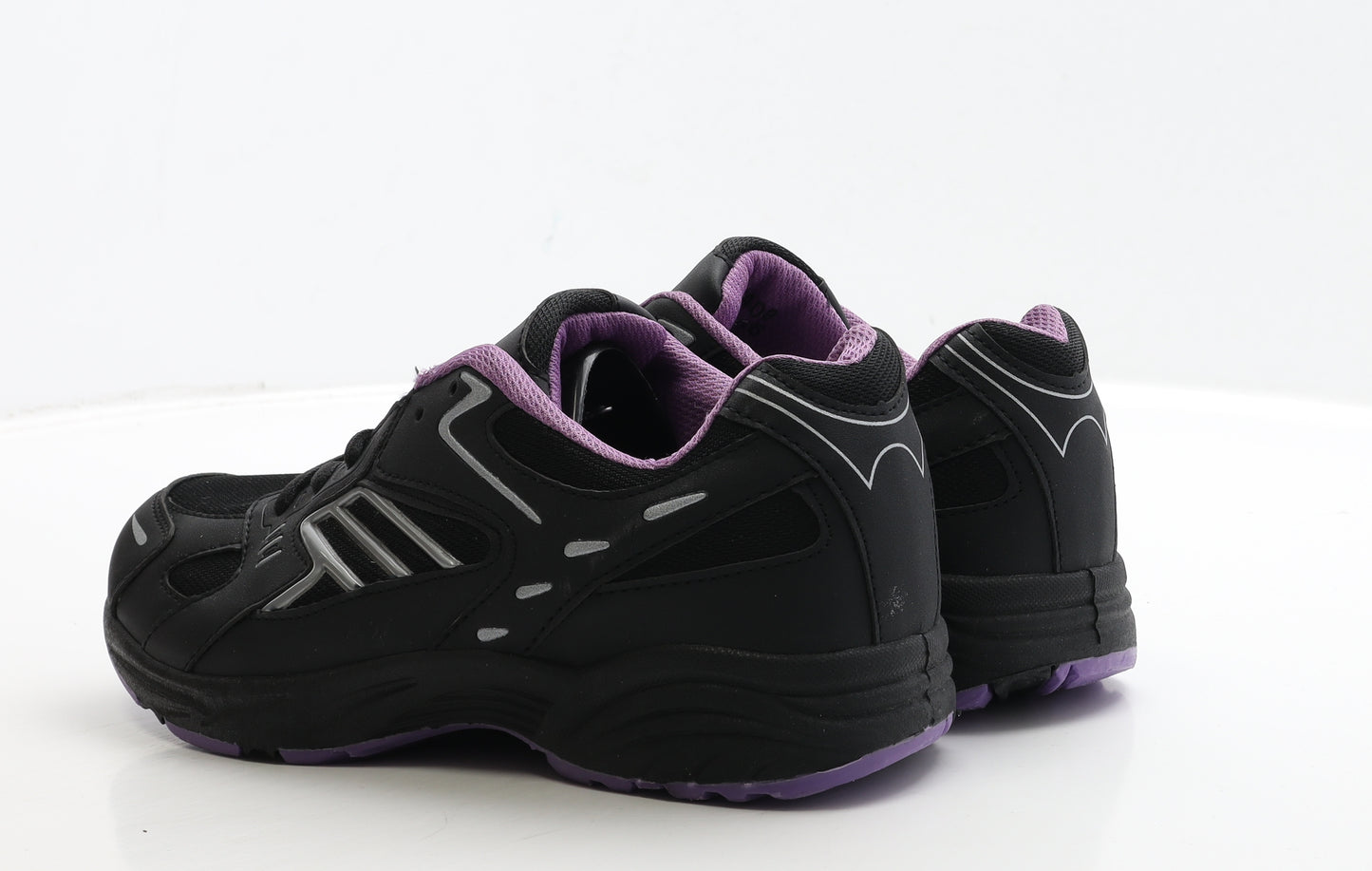 Preworn Womens Black Polyester Trainer UK 7 40