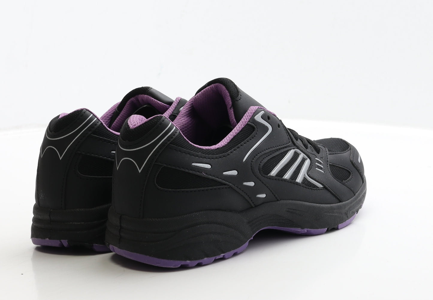 Preworn Womens Black Polyester Trainer UK 7 40