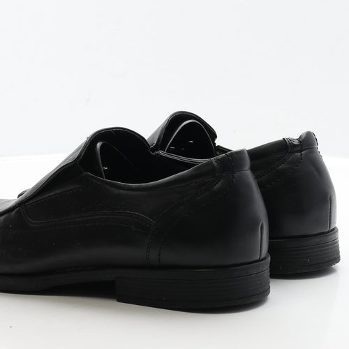 Primark Mens Black Leather Loafer Casual UK 11 45