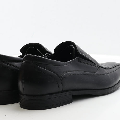 Primark Mens Black Leather Loafer Casual UK 11 45