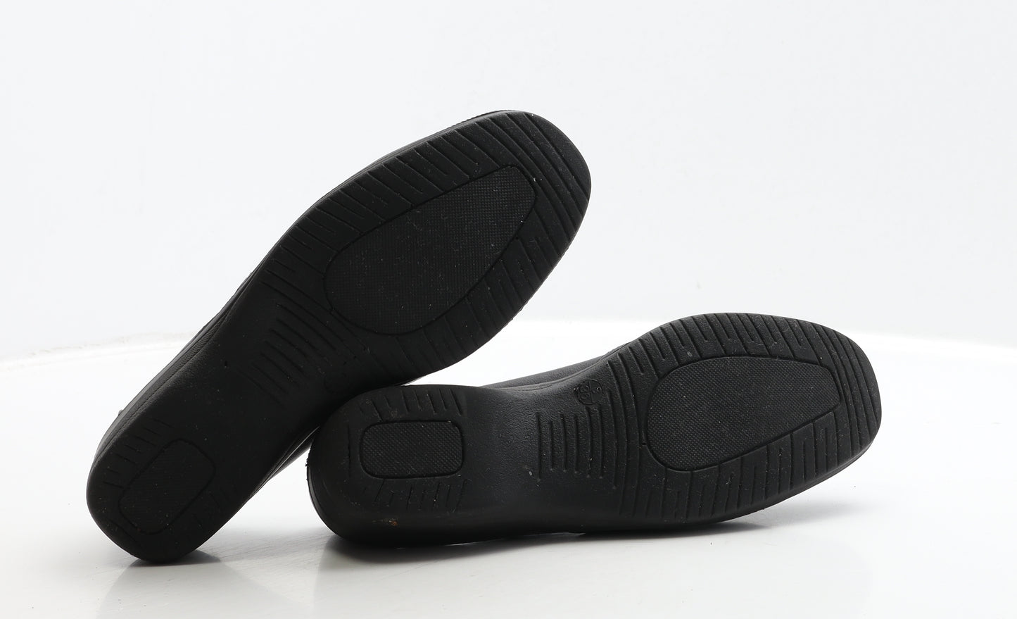 Softlites Womens Black Leather Loafer Casual UK 3 36