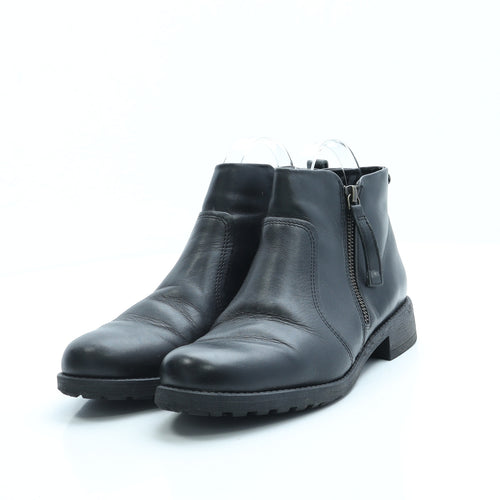 Firetrap Womens Black Leather Chelsea Boot UK 5 38