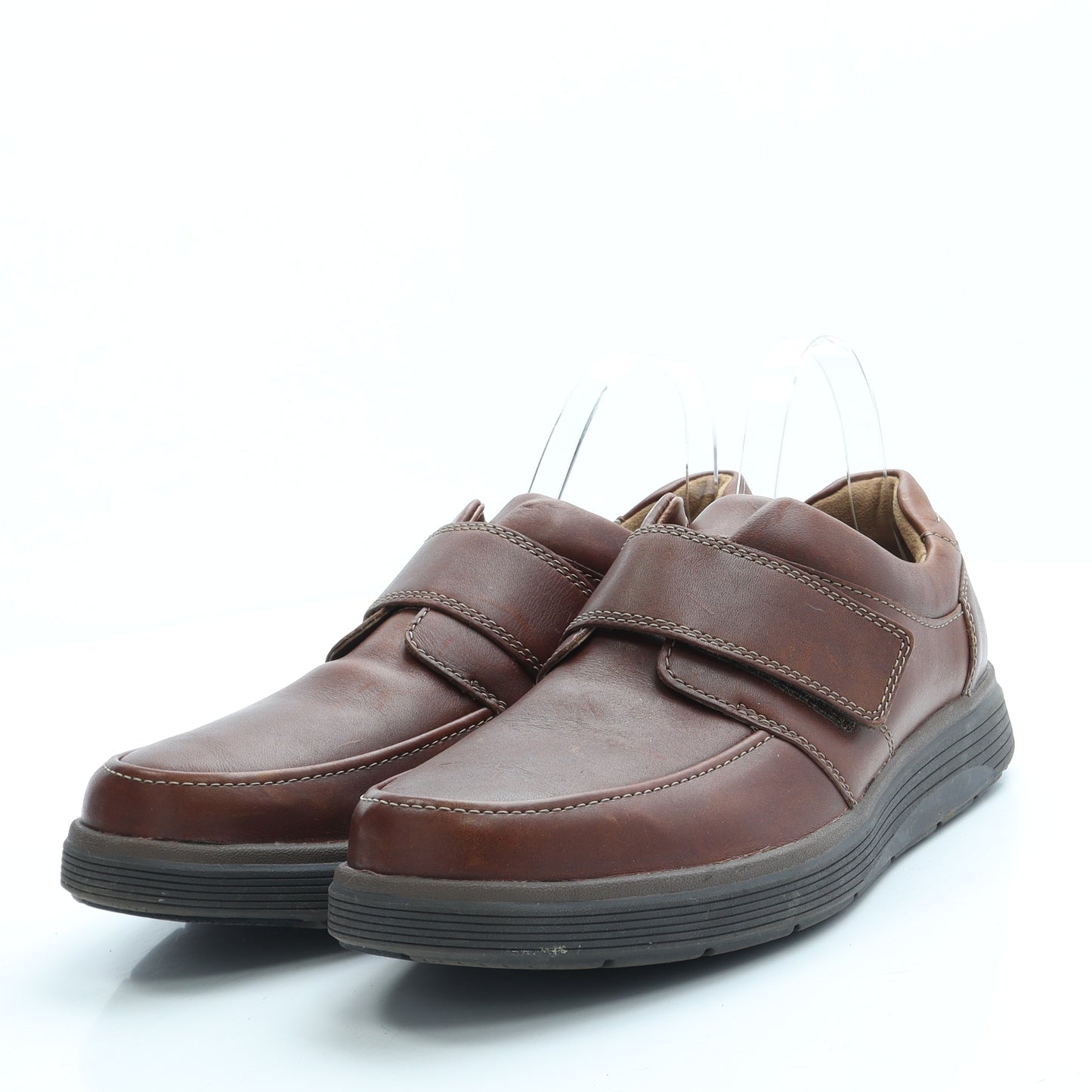 Clarks Mens Brown Leather Loafer Casual UK 10 44.5