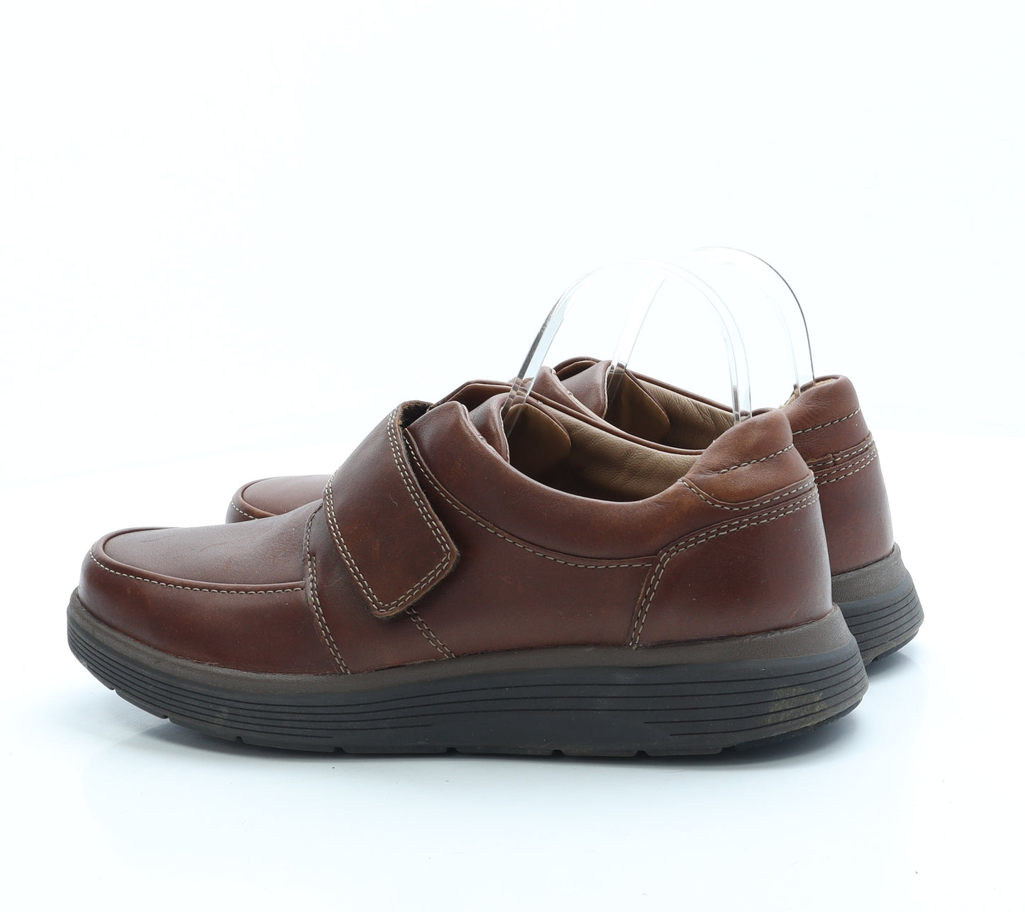 Clarks Mens Brown Leather Loafer Casual UK 10 44.5