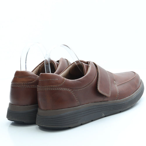 Clarks Mens Brown Leather Loafer Casual UK 10 44.5