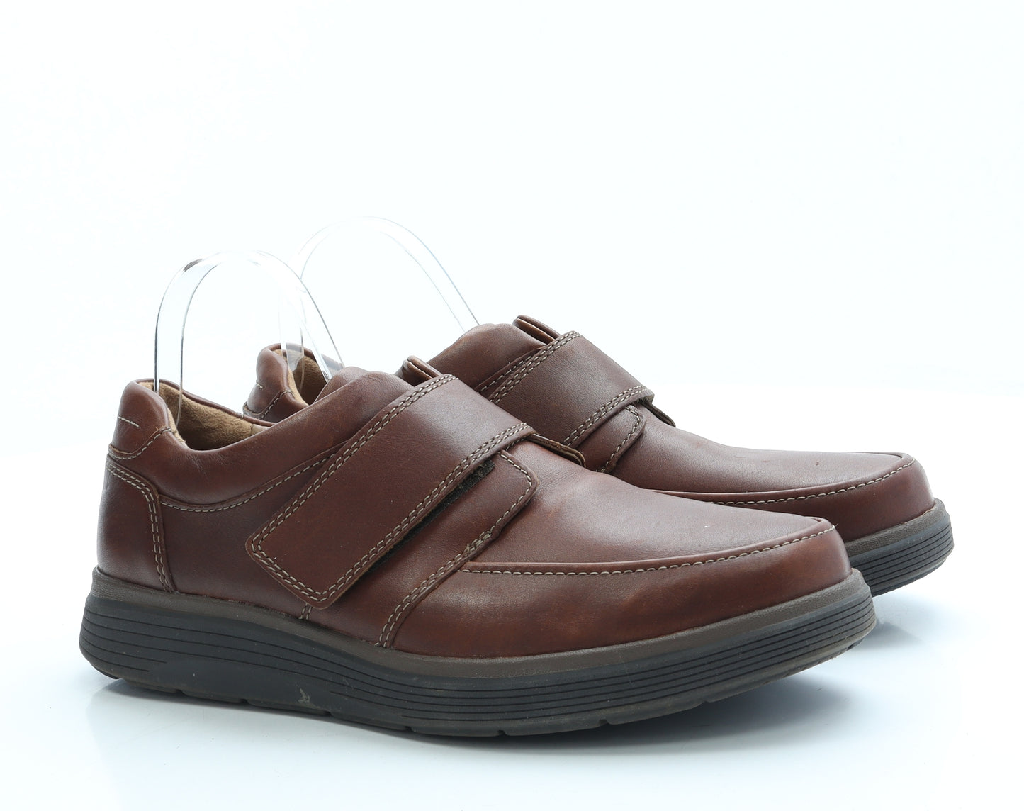 Clarks Mens Brown Leather Loafer Casual UK 10 44.5