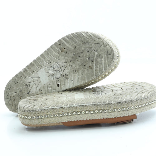New Look Womens Brown Leather Espadrille Sandal UK 6 39