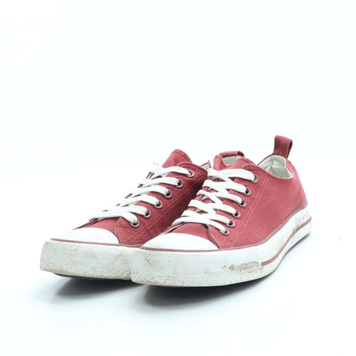 Primark Womens Red Fabric Trainer UK 5 38 US 7