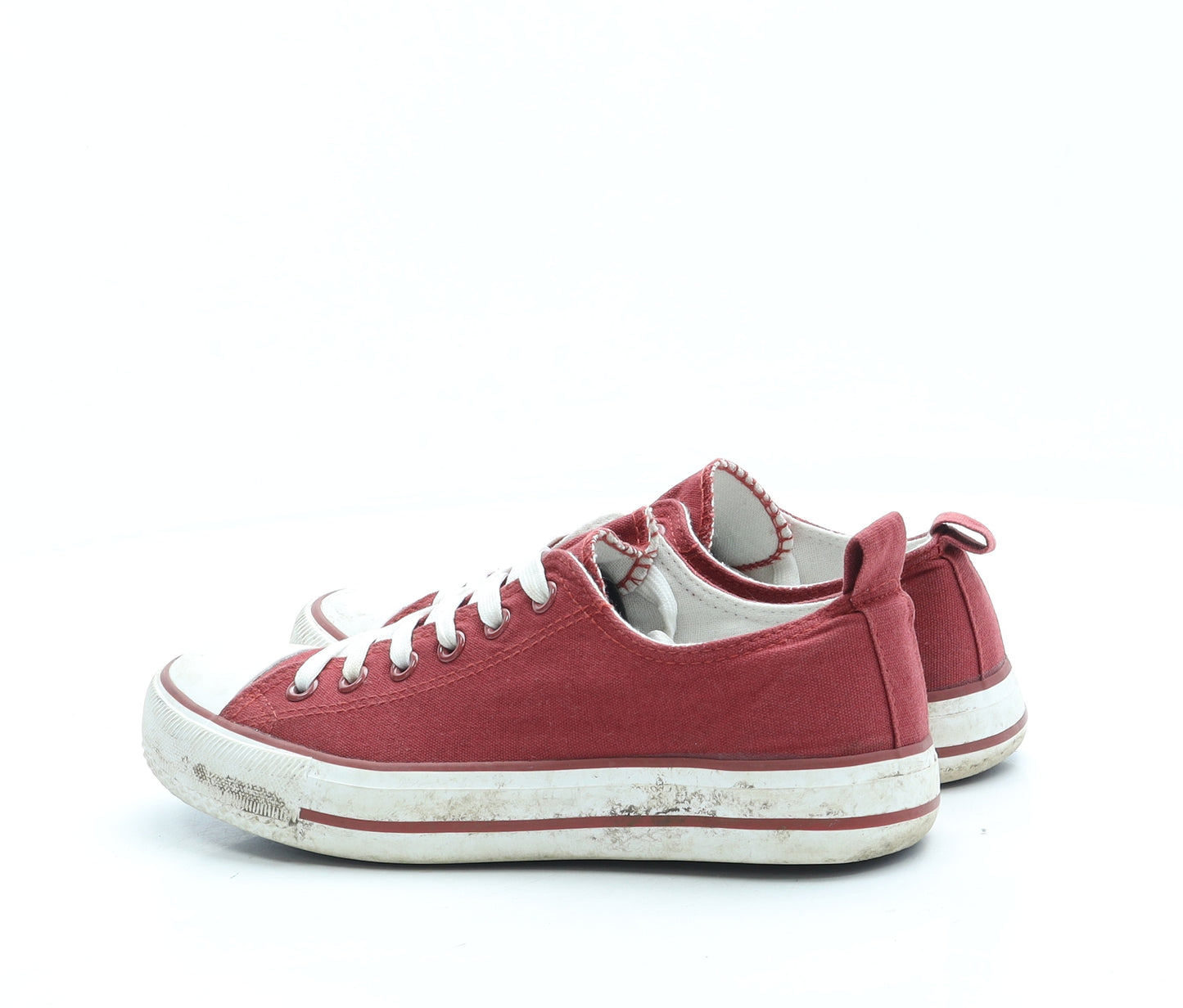 Primark Womens Red Fabric Trainer UK 5 38 US 7