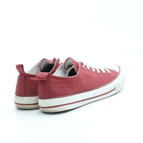 Primark Womens Red Fabric Trainer UK 5 38 US 7