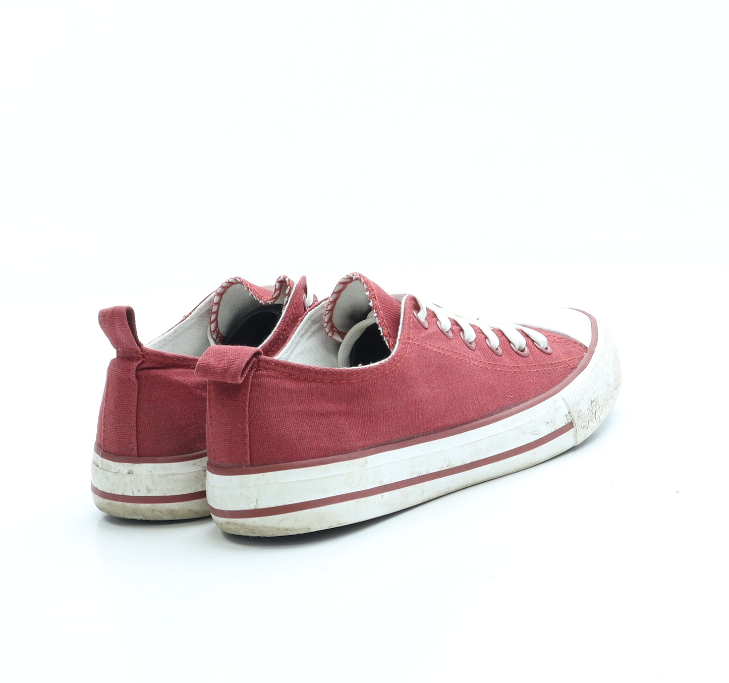 Primark Womens Red Fabric Trainer UK 5 38 US 7